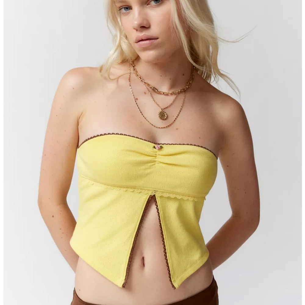 Urban Outfitters Yellow Top